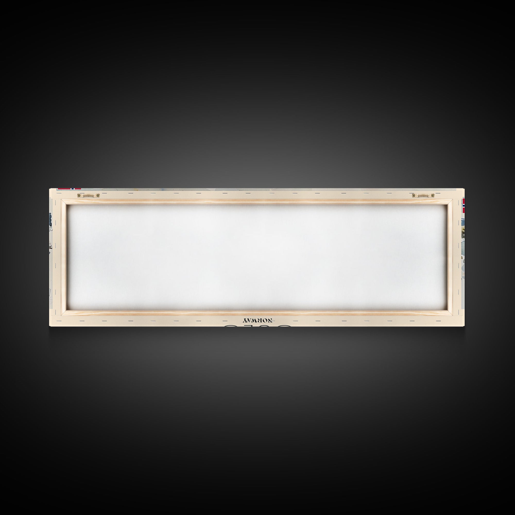 Oslo Norway Travel Art, City Art, Framed Canvas Print or Metal Wall Art, Europe Travel Poster, Panoramic Wall Art, Extra Wide Wall Art