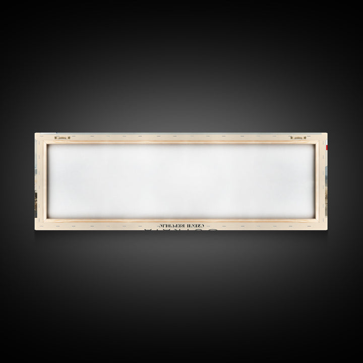 Ostrava Czech Republic Wall Art, Panoramic Travel Poster, Panoramic Framed Canvas Print, City Wall Art, Wall Hanging Home Decor, Travel Art