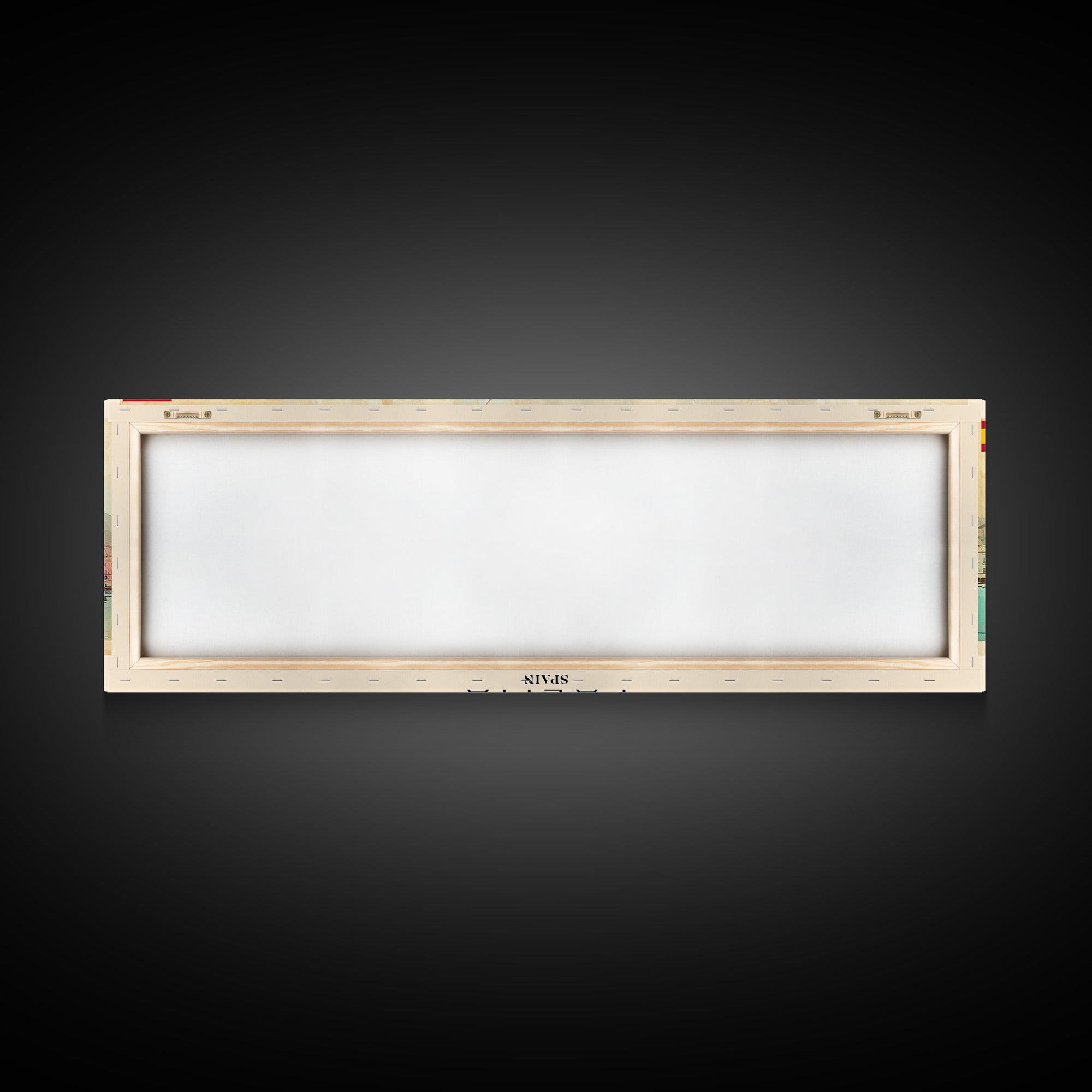 Palma Spain Travel Art, City Art, Framed Canvas Print or Metal Wall Art, Europe Travel Poster, Panoramic Wall Art, Extra Wide Wall Art