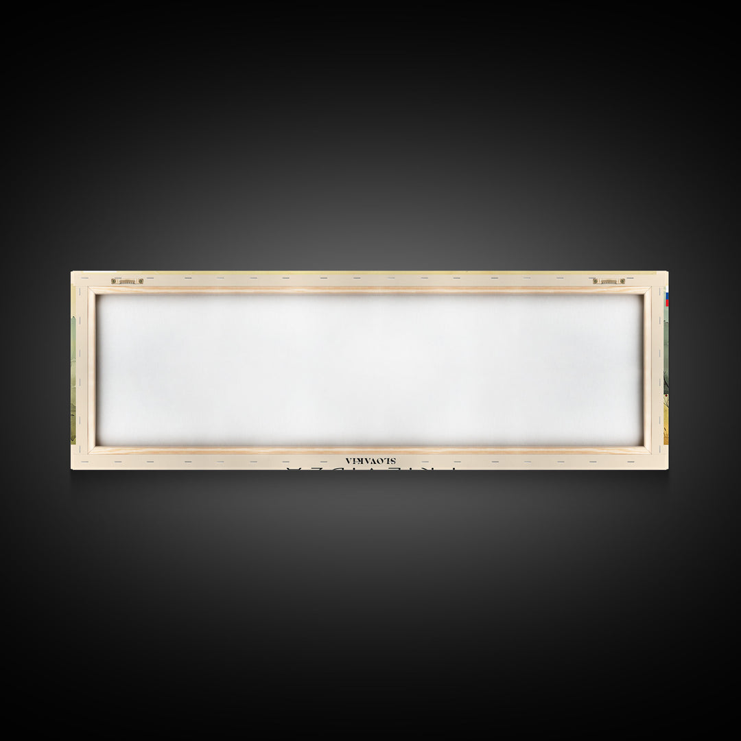 Prievidza Slovakia Travel Print Wall Art, Panoramic City Art, Travel Art, Wall Decor, Vacation Gift, Framed Canvas Print Or Metal Art