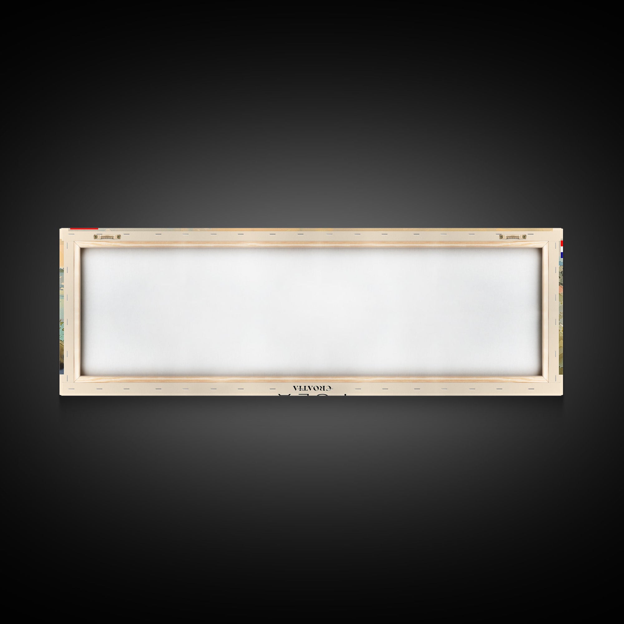 Pula Croatia Panoramic Travel Poster, Framed Canvas Print or Metal Wall Art, Travel Art, Home Decor, Panoramic Painting, Midcentury Art