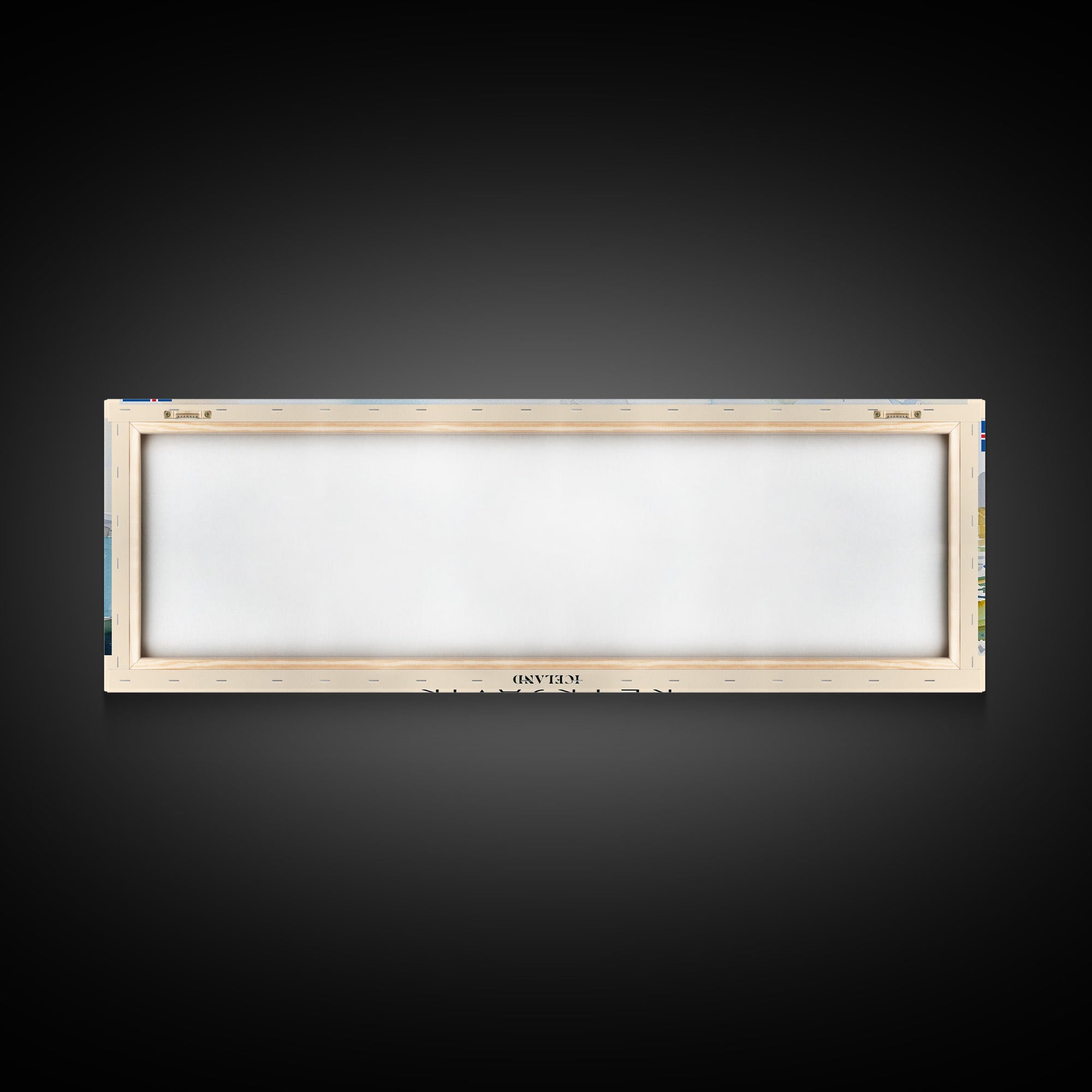 Reykjavik Iceland Wall Art, Panoramic Travel Poster, Panoramic Framed Canvas Print, City Wall Art, Wall Hanging Home Decor, Travel Art