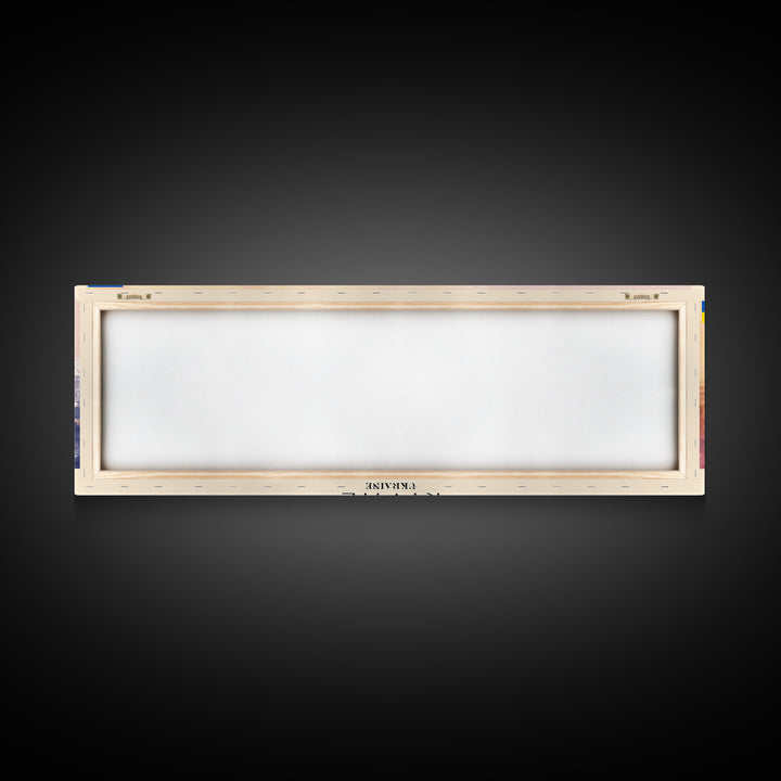 Rivne Ukraine Wall Art, Panoramic Travel Poster, Panoramic Framed Canvas Print, City Wall Art, Wall Hanging Home Decor, Travel Art