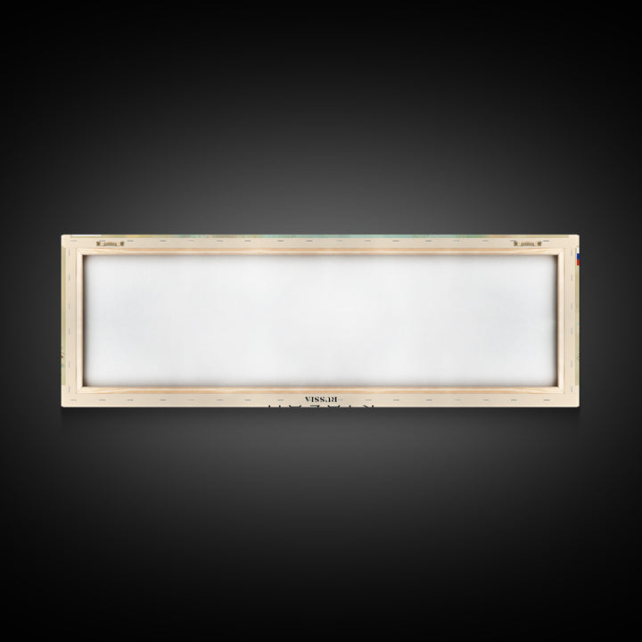 Ryazan Russia Panoramic Travel Poster, Framed Canvas Print or Metal Wall Art, Travel Art, Home Decor, Panoramic Painting, Midcentury Art