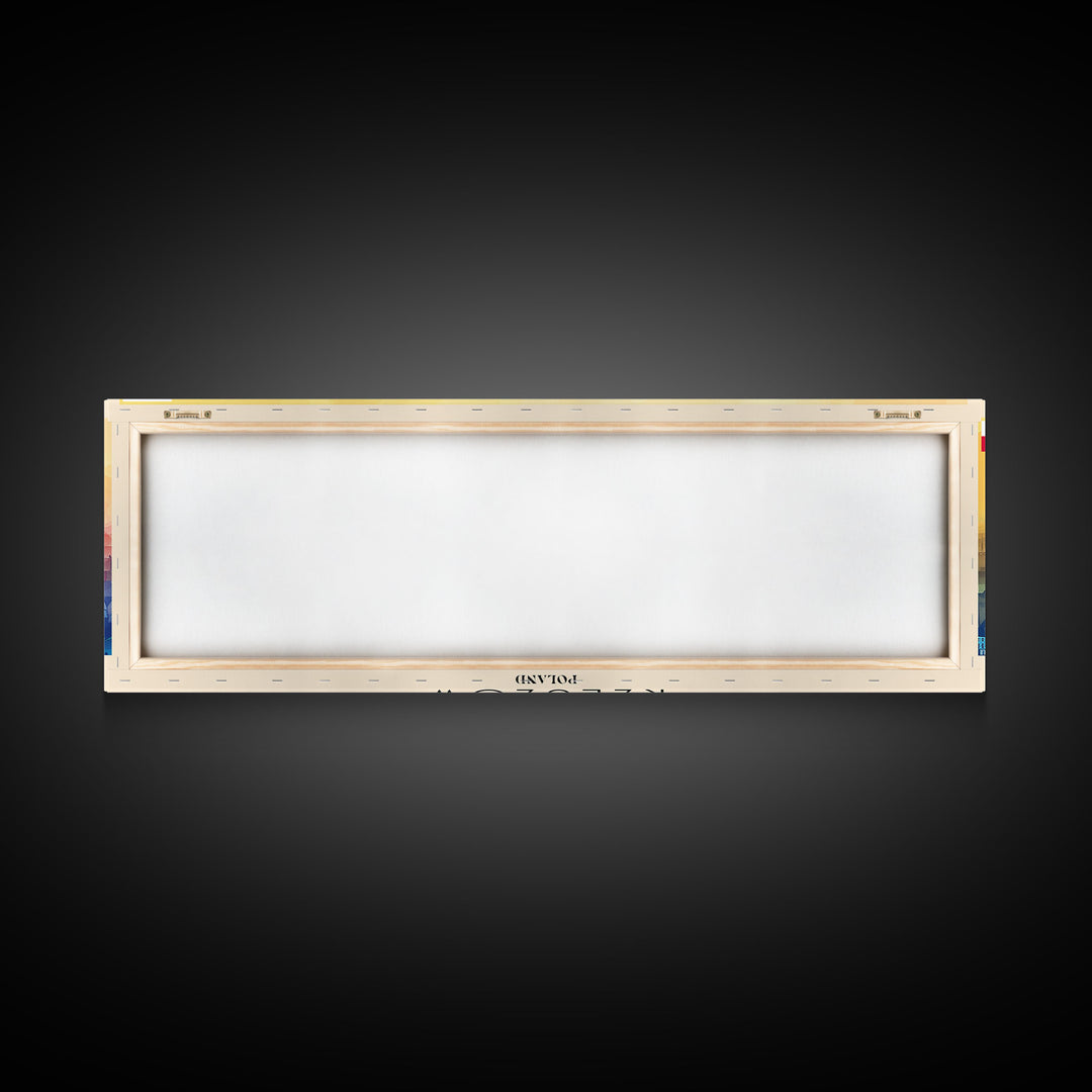 Rzeszow Poland Wall Art, Panoramic Travel Poster, Panoramic Framed Canvas Print, City Wall Art, Wall Hanging Home Decor, Travel Art