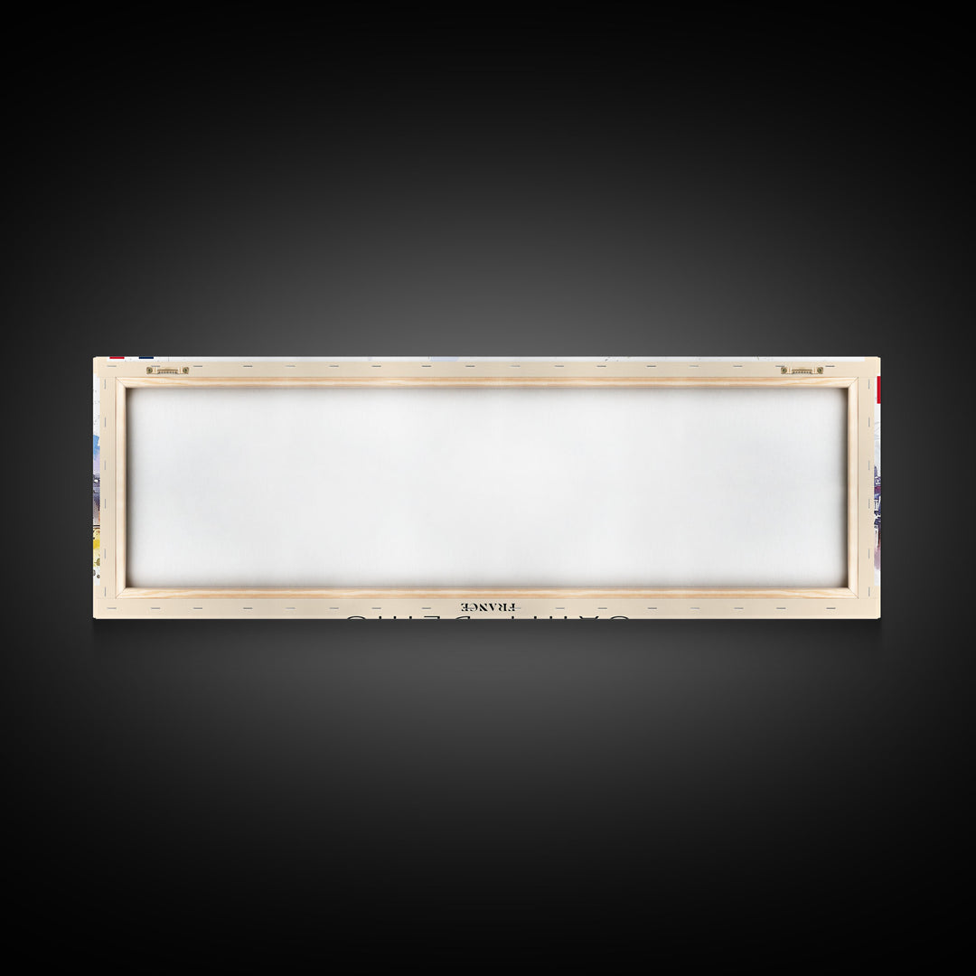 Saint Denis France Travel Art, City Art, Framed Canvas Print or Metal Wall Art, Europe Travel Poster, Panoramic Wall Art, Extra Wide Wall Art