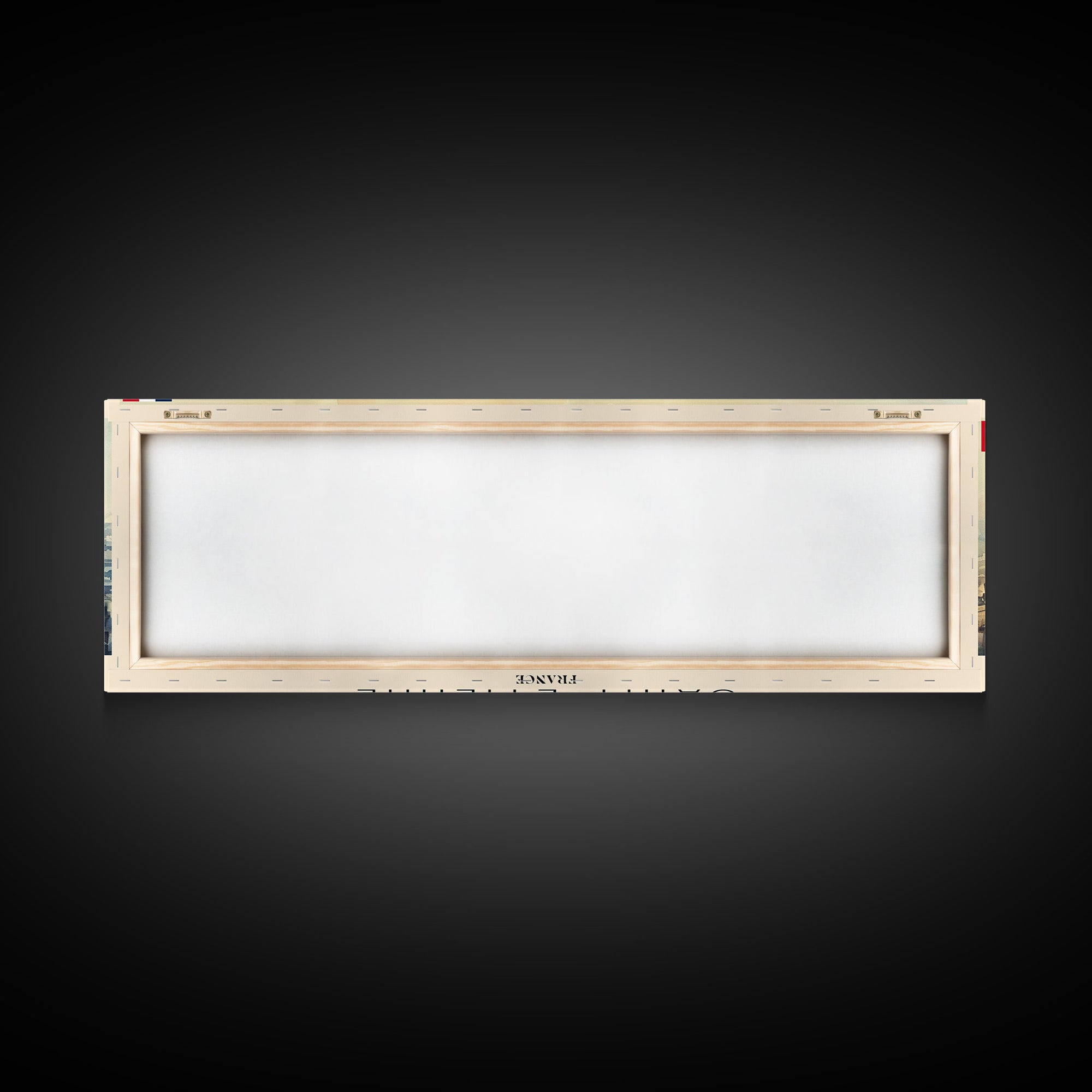 Saint Etienne France Panoramic Travel Poster, Framed Canvas Print or Metal Wall Art, Travel Art, Home Decor, Panoramic Painting, Midcentury Art