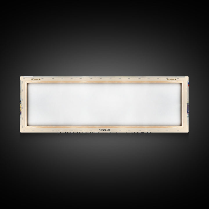 Saint Petersburg Russia Wall Art, Panoramic Travel Poster, Panoramic Framed Canvas Print, City Wall Art, Wall Hanging Home Decor, Travel Art