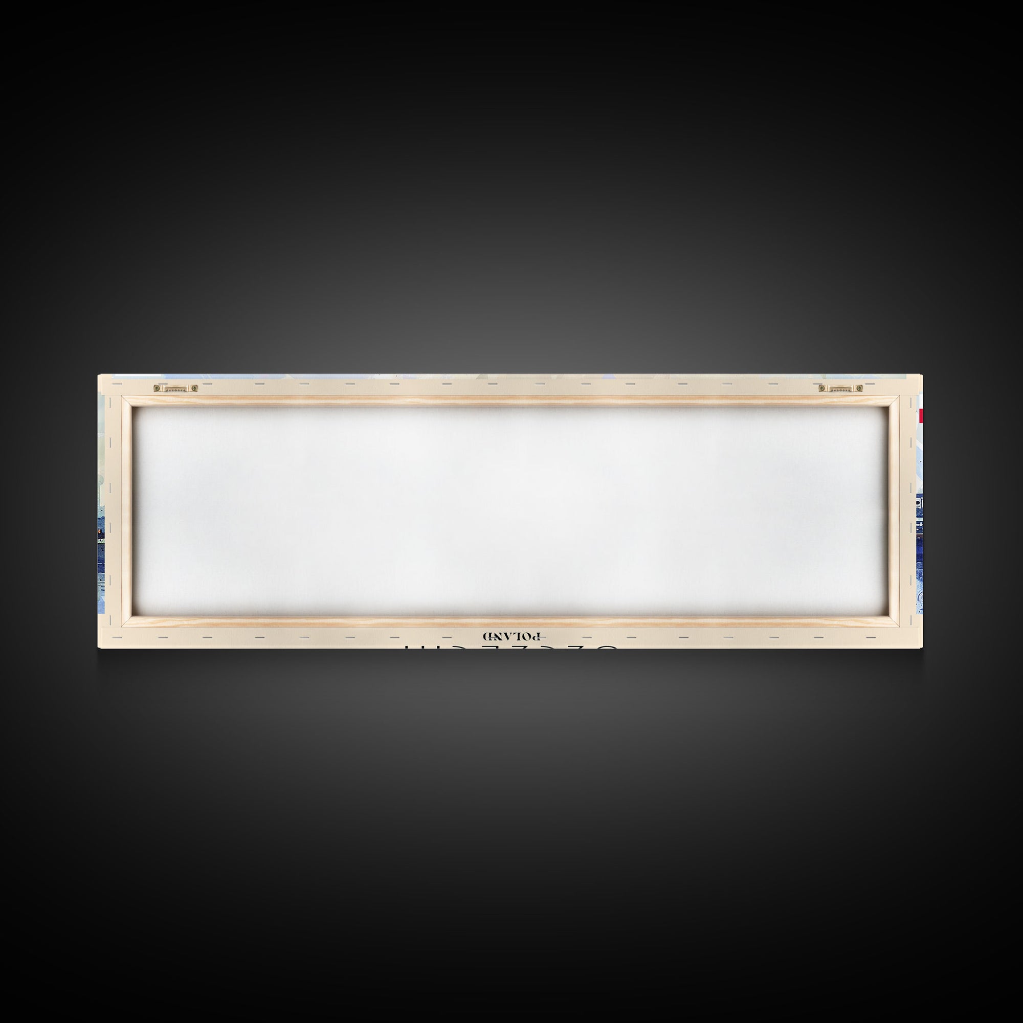 Szczecin Poland Travel Print Wall Art, Panoramic City Art, Travel Art, Wall Decor, Vacation Gift, Framed Canvas Print Or Metal Art