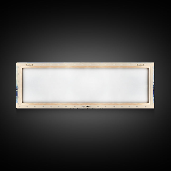 Szczecin Poland Travel Print Wall Art, Panoramic City Art, Travel Art, Wall Decor, Vacation Gift, Framed Canvas Print Or Metal Art