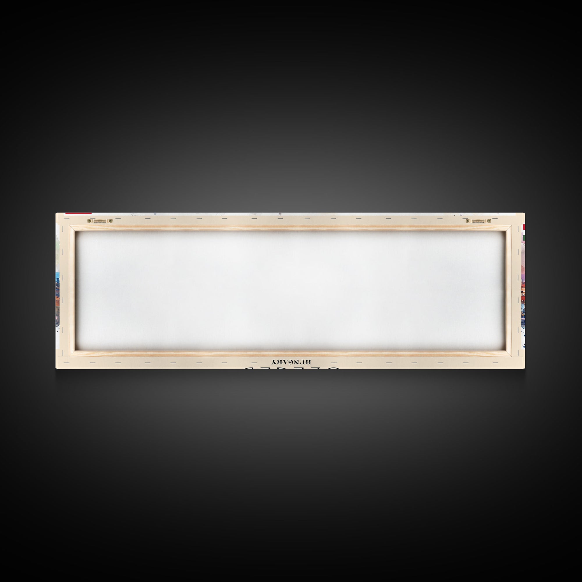 Szeged Hungary Travel Art, City Art, Framed Canvas Print or Metal Wall Art, Europe Travel Poster, Panoramic Wall Art, Extra Wide Wall Art