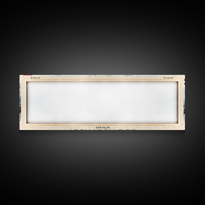 Szombathely Hungary Travel Print Wall Art, Panoramic City Art, Travel Art, Wall Decor, Vacation Gift, Framed Canvas Print Or Metal Art