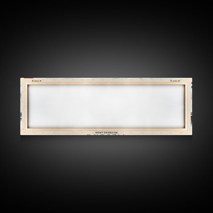 Tilburg Netherlands Wall Art, Panoramic Travel Poster, Panoramic Framed Canvas Print, City Wall Art, Wall Hanging Home Decor, Travel Art