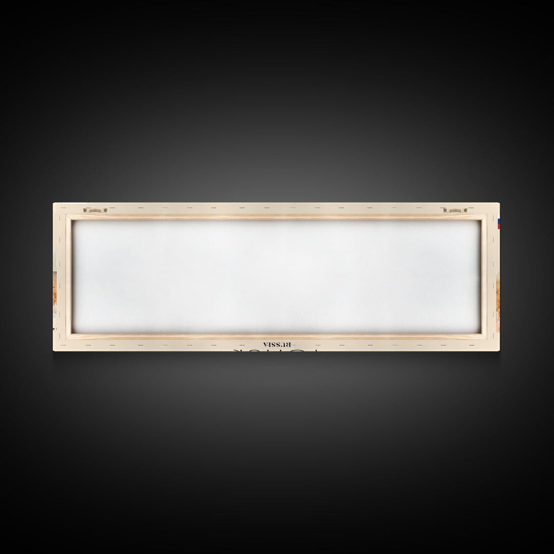 Tomsk Russia Wall Art, Panoramic Travel Poster, Panoramic Framed Canvas Print, City Wall Art, Wall Hanging Home Decor, Travel Art