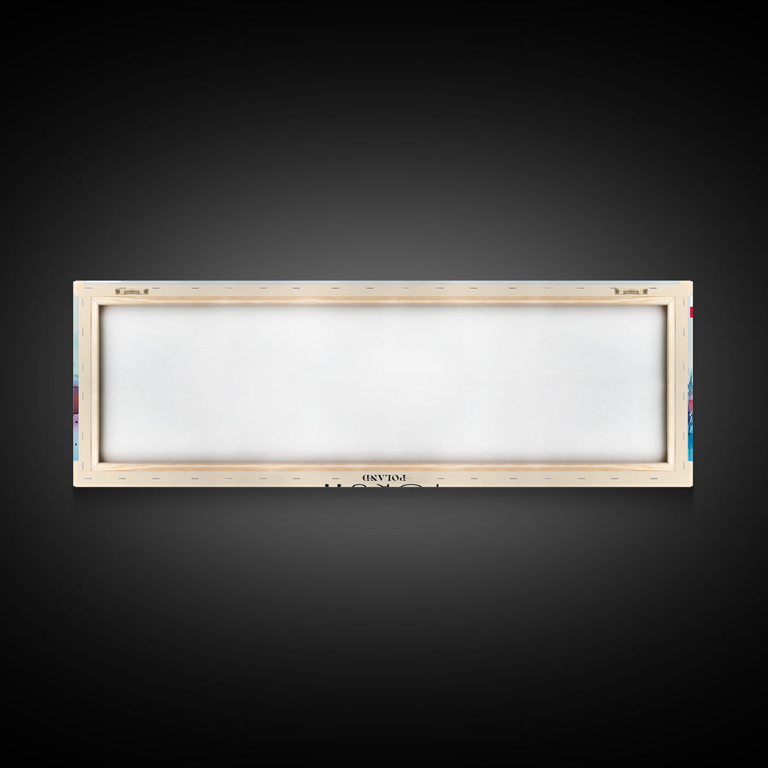 Torun Poland Travel Art, City Art, Framed Canvas Print or Metal Wall Art, Europe Travel Poster, Panoramic Wall Art, Extra Wide Wall Art