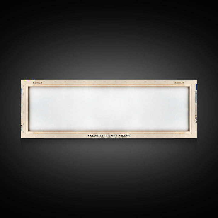 Tuzla Bosnia Travel Print Wall Art, Panoramic City Art, Travel Art, Wall Decor, Vacation Gift, Framed Canvas Print Or Metal Art