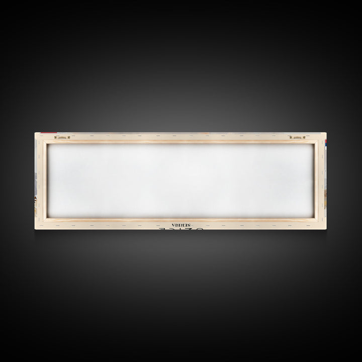 Uice Serbia Travel Print Wall Art, Panoramic City Art, Travel Art, Wall Decor, Vacation Gift, Framed Canvas Print Or Metal Art