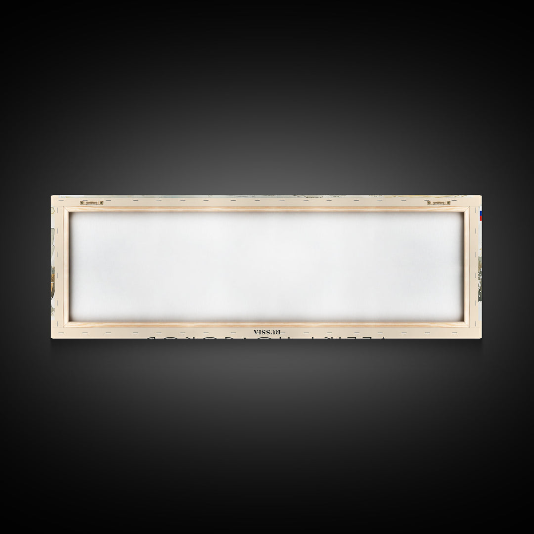 Veliky Novgorod Russia Wall Art, Panoramic Travel Poster, Panoramic Framed Canvas Print, City Wall Art, Wall Hanging Home Decor, Travel Art