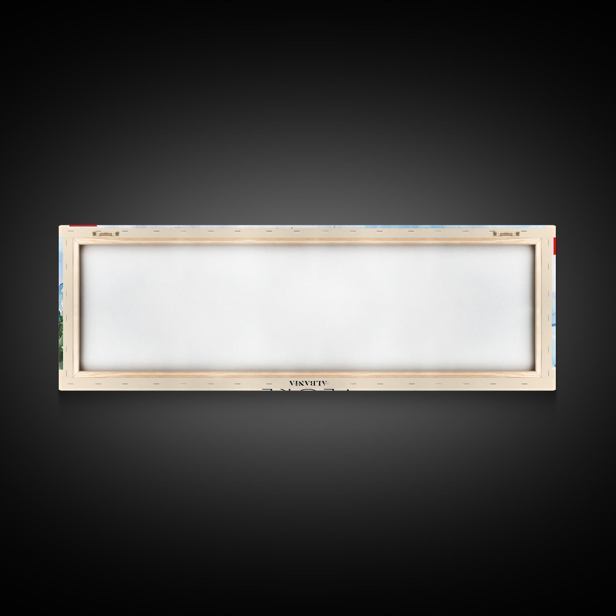 Vlore Albania Travel Art, City Art, Framed Canvas Print or Metal Wall Art, Europe Travel Poster, Panoramic Wall Art, Extra Wide Wall Art