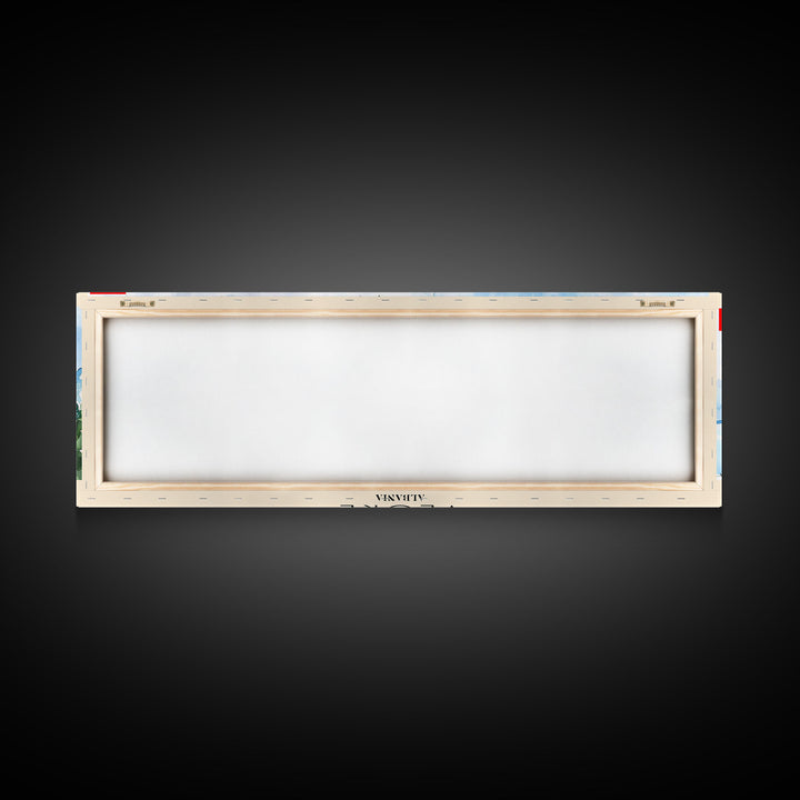 Vlore Albania Travel Art, City Art, Framed Canvas Print or Metal Wall Art, Europe Travel Poster, Panoramic Wall Art, Extra Wide Wall Art