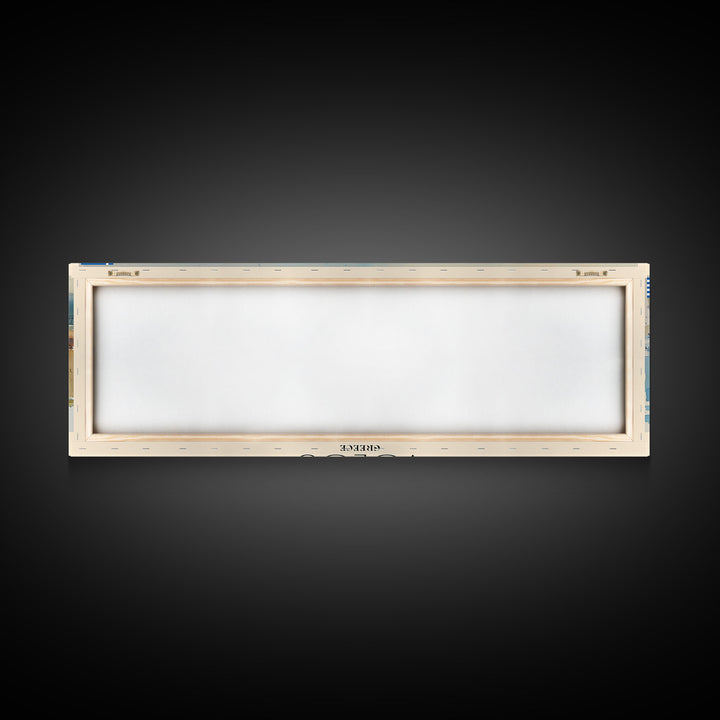 Volos Greece Travel Print Wall Art, Panoramic City Art, Travel Art, Wall Decor, Vacation Gift, Framed Canvas Print Or Metal Art