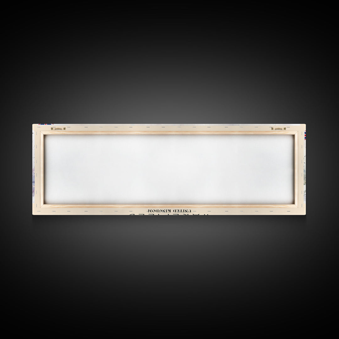 Wakefield United Kingdom Travel Print Wall Art, Panoramic City Art, Travel Art, Wall Decor, Vacation Gift, Framed Canvas Print Or Metal Art