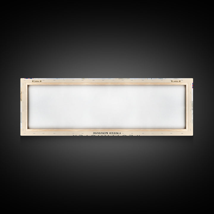 Westminster United Kingdom Wall Art, Panoramic Travel Poster, Panoramic Framed Canvas Print, City Wall Art, Wall Hanging Home Decor, Travel Art