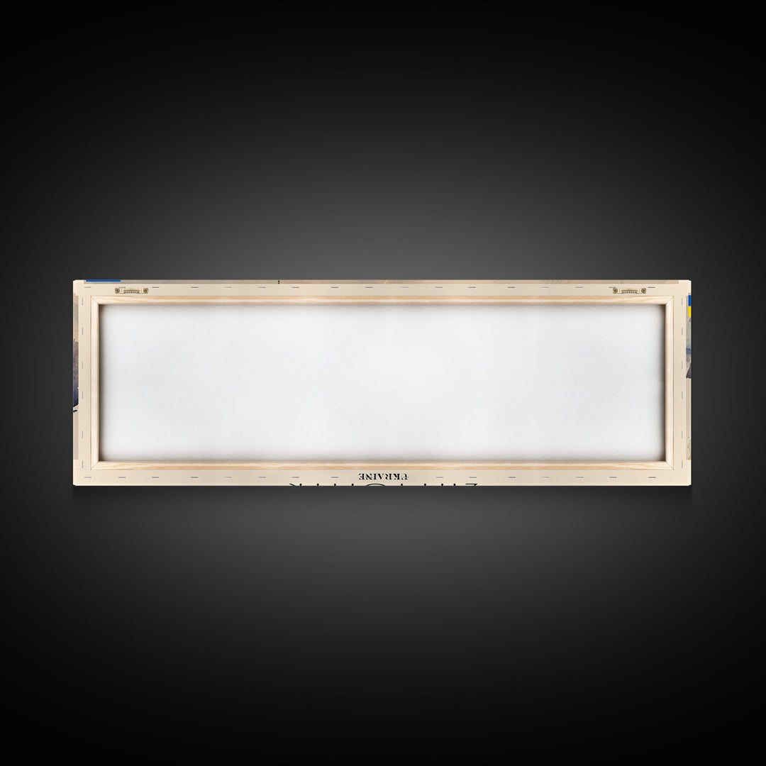 Zhytomyr Ukraine Travel Art, City Art, Framed Canvas Print or Metal Wall Art, Europe Travel Poster, Panoramic Wall Art, Extra Wide Wall Art