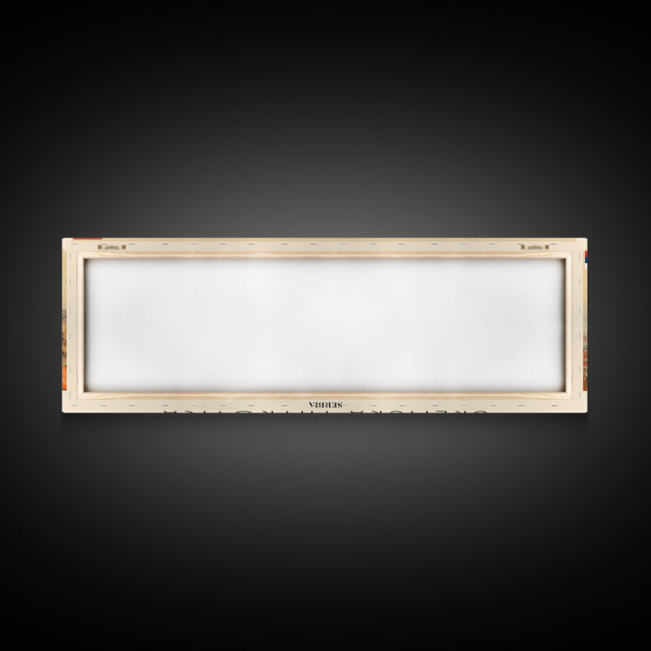 Sremska Mitrovica Serbia Travel Art, City Art, Framed Canvas Print or Metal Wall Art, Europe Travel Poster, Panoramic Wall Art, Extra Wide Wall Art