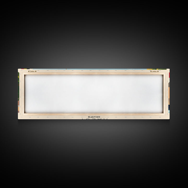 Aalst Belgium Travel Print Wall Art, Panoramic City Art, Travel Art, Wall Decor, Vacation Gift, Framed Canvas Print Or Metal Art