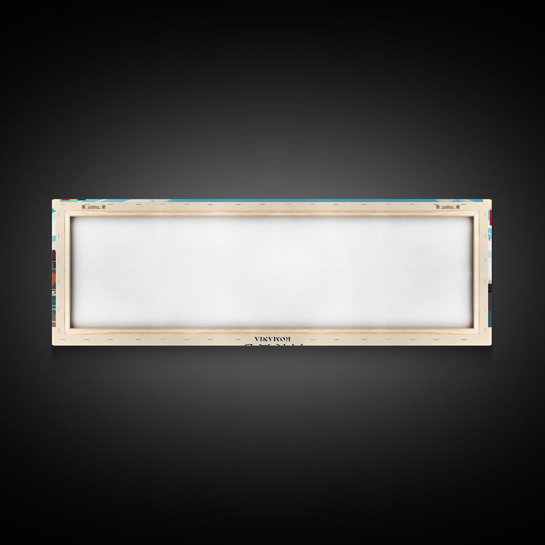 Arad Romania Travel Art, City Art, Framed Canvas Print or Metal Wall Art, Europe Travel Poster, Panoramic Wall Art, Extra Wide Wall Art