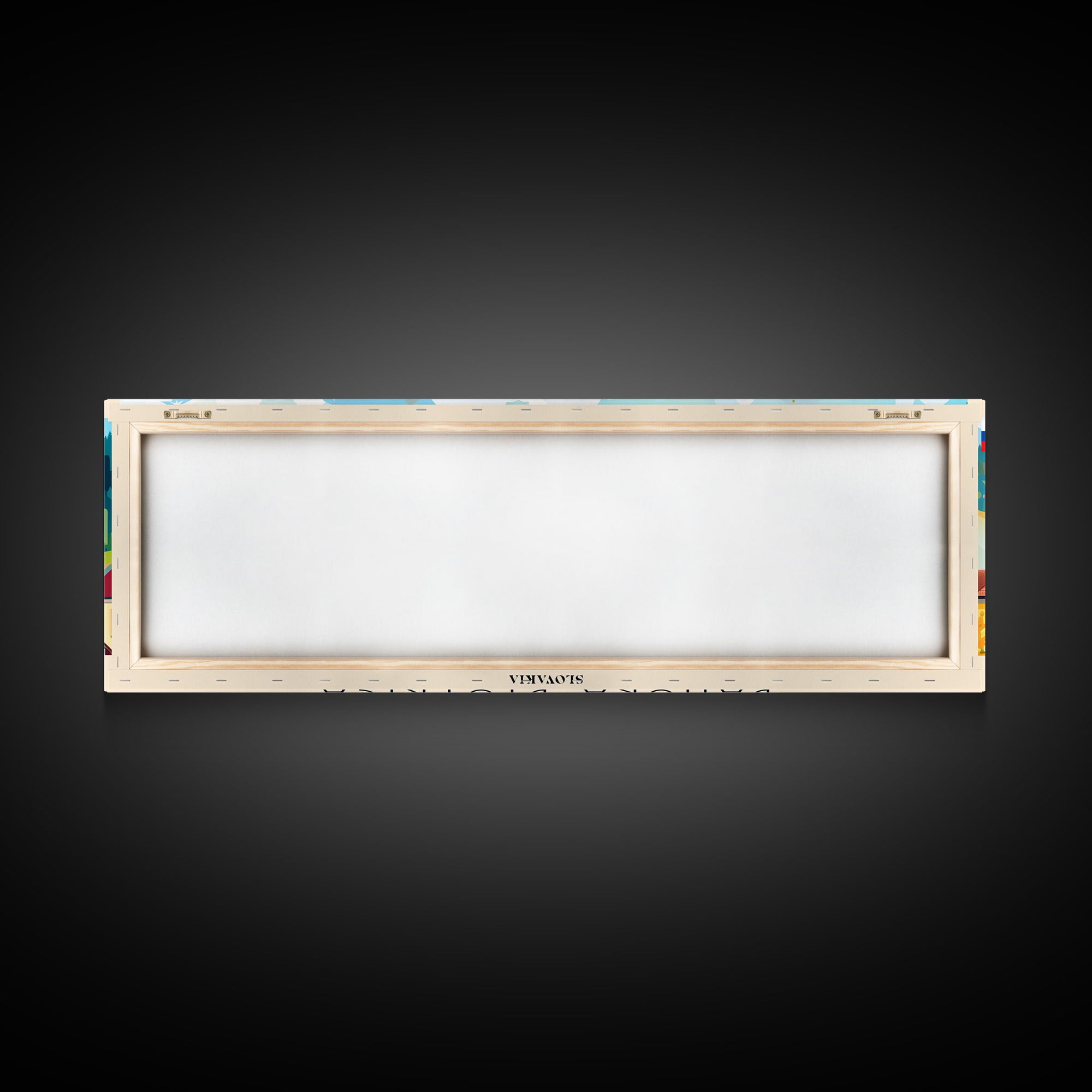 Banska Bystrica Wall Art, Panoramic Travel Poster, Panoramic Framed Canvas Print, City Wall Art, Wall Hanging Home Decor, Travel Art