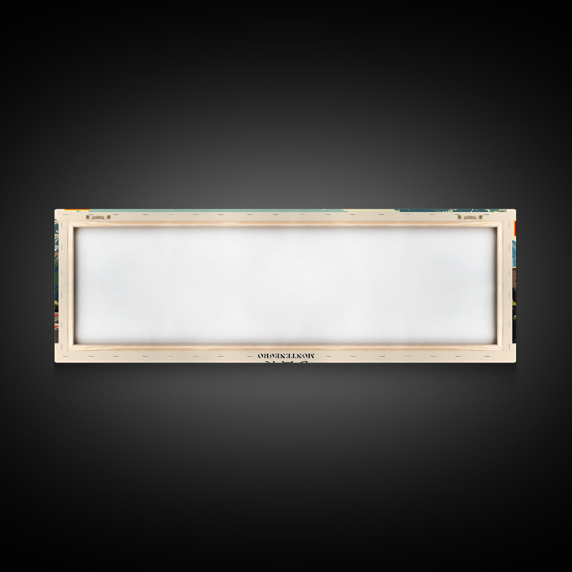 Bar Montenegro Panoramic Travel Poster, Framed Canvas Print or Metal Wall Art, Travel Art, Home Decor, Panoramic Painting, Midcentury Art