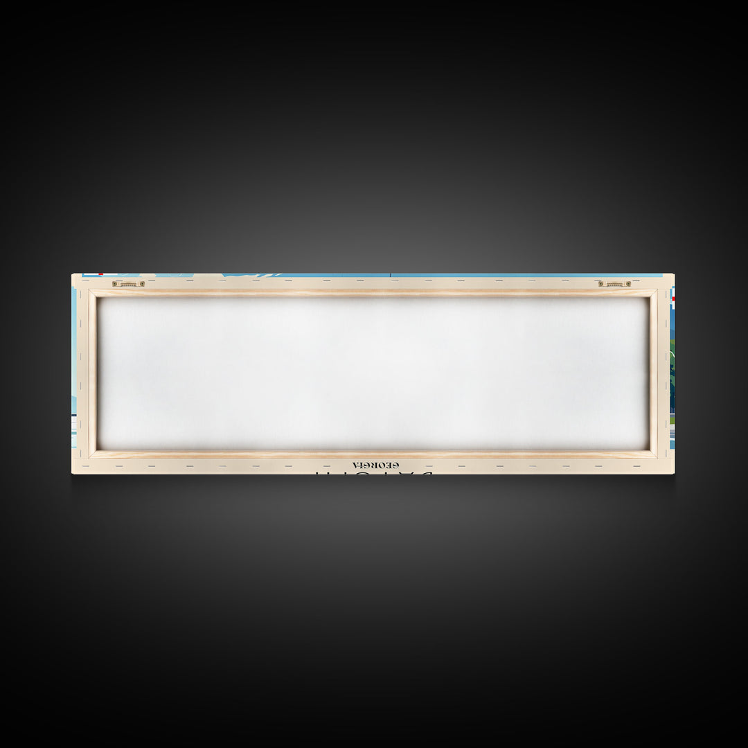 Batumi Georgia Wall Art, Panoramic Travel Poster, Panoramic Framed Canvas Print, City Wall Art, Wall Hanging Home Decor, Travel Art