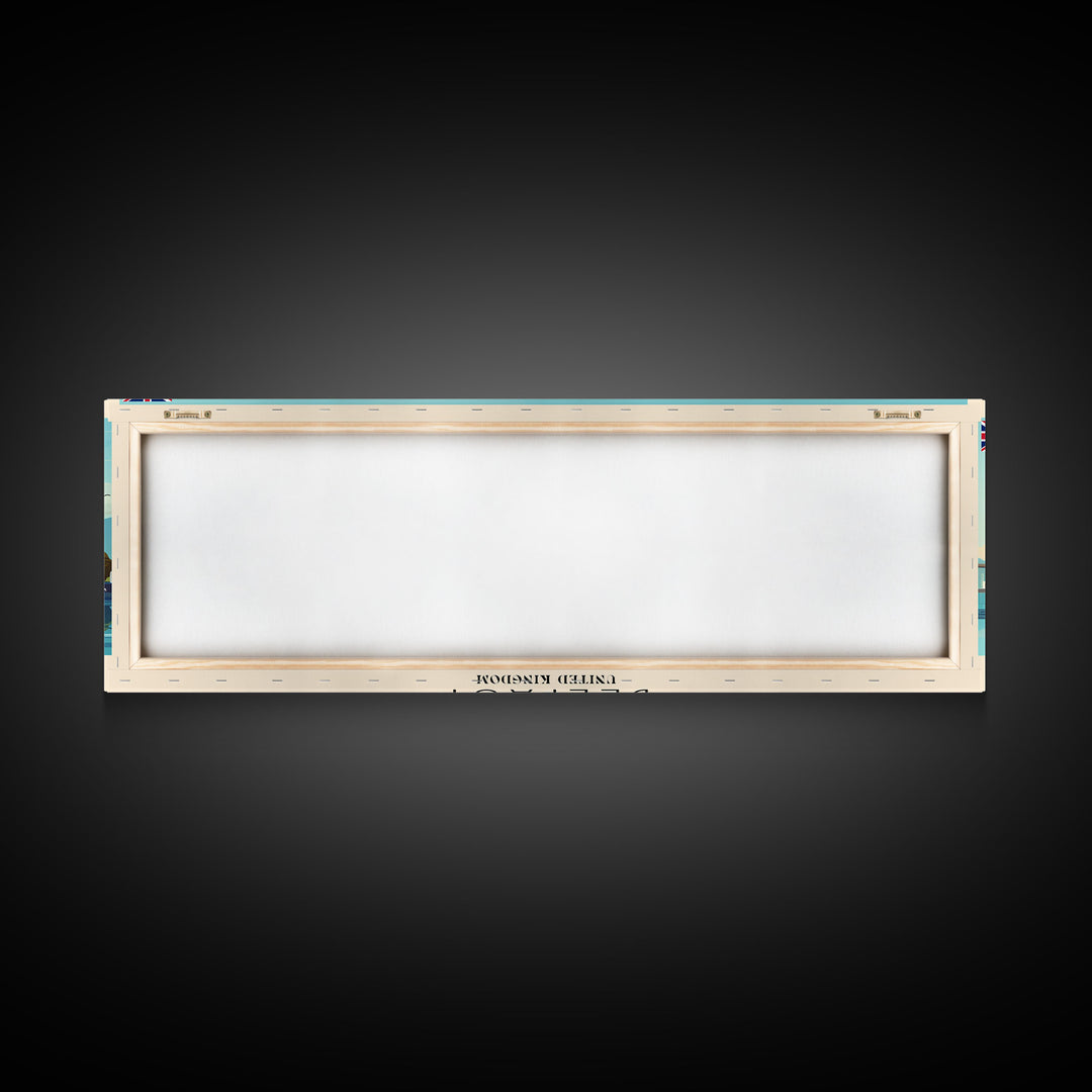 Belfast United Kingdom Travel Print Wall Art, Panoramic City Art, Travel Art, Wall Decor, Vacation Gift, Framed Canvas Print Or Metal Art