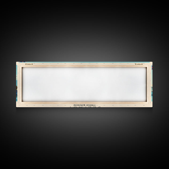 Belfast United Kingdom Travel Print Wall Art, Panoramic City Art, Travel Art, Wall Decor, Vacation Gift, Framed Canvas Print Or Metal Art