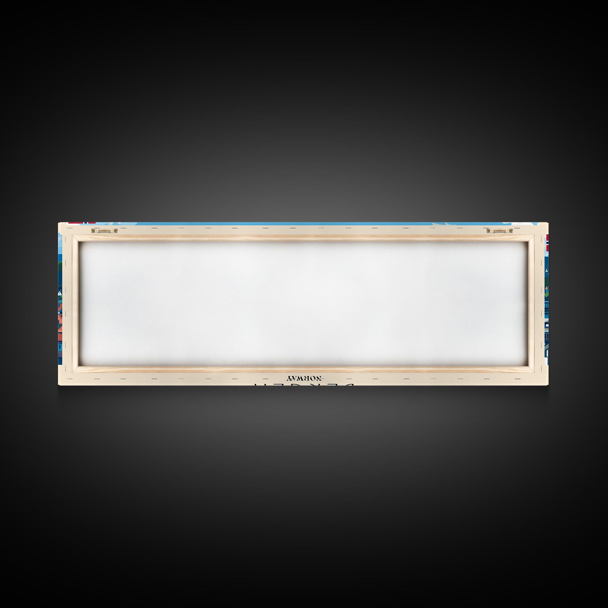 Bergen Norway Wall Art, Panoramic Travel Poster, Panoramic Framed Canvas Print, City Wall Art, Wall Hanging Home Decor, Travel Art