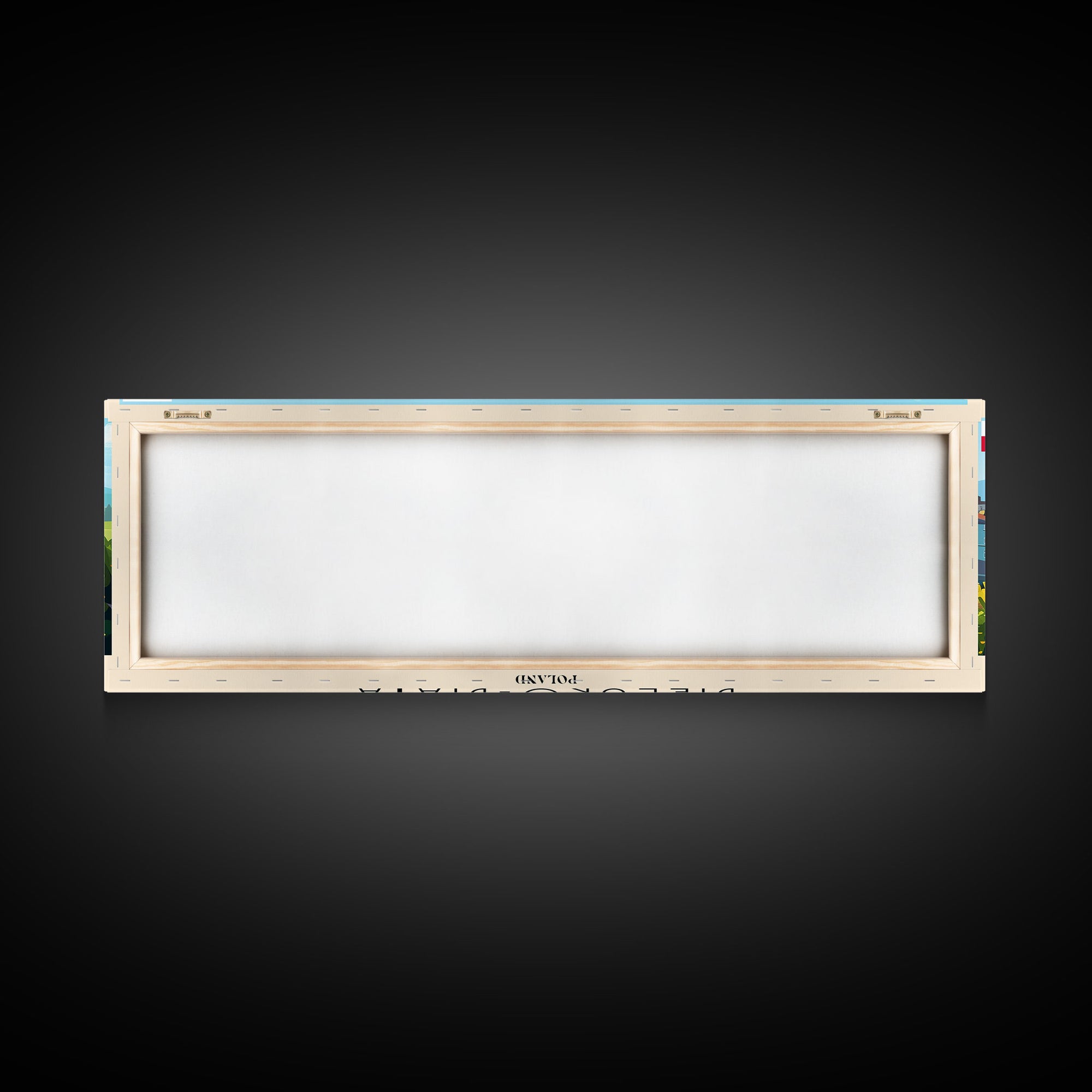 Bielsko Biala Poland Travel Art, City Art, Framed Canvas Print or Metal Wall Art, Europe Travel Poster, Panoramic Wall Art, Extra Wide Wall Art