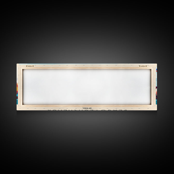 Blagoveshchensk Russia Travel Art, City Art, Framed Canvas Print or Metal Wall Art, Europe Travel Poster, Panoramic Wall Art, Extra Wide Wall Art