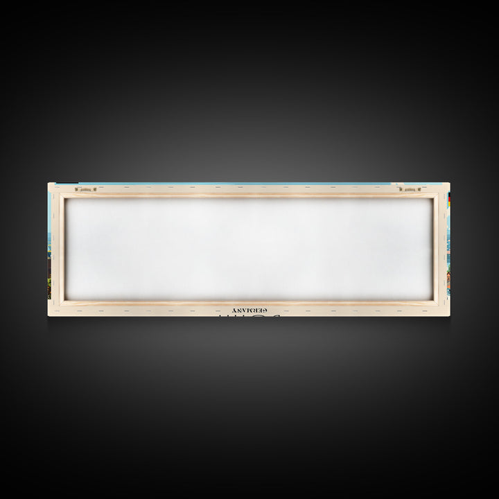 Bonn Germany Travel Print Wall Art, Panoramic City Art, Travel Art, Wall Decor, Vacation Gift, Framed Canvas Print Or Metal Art