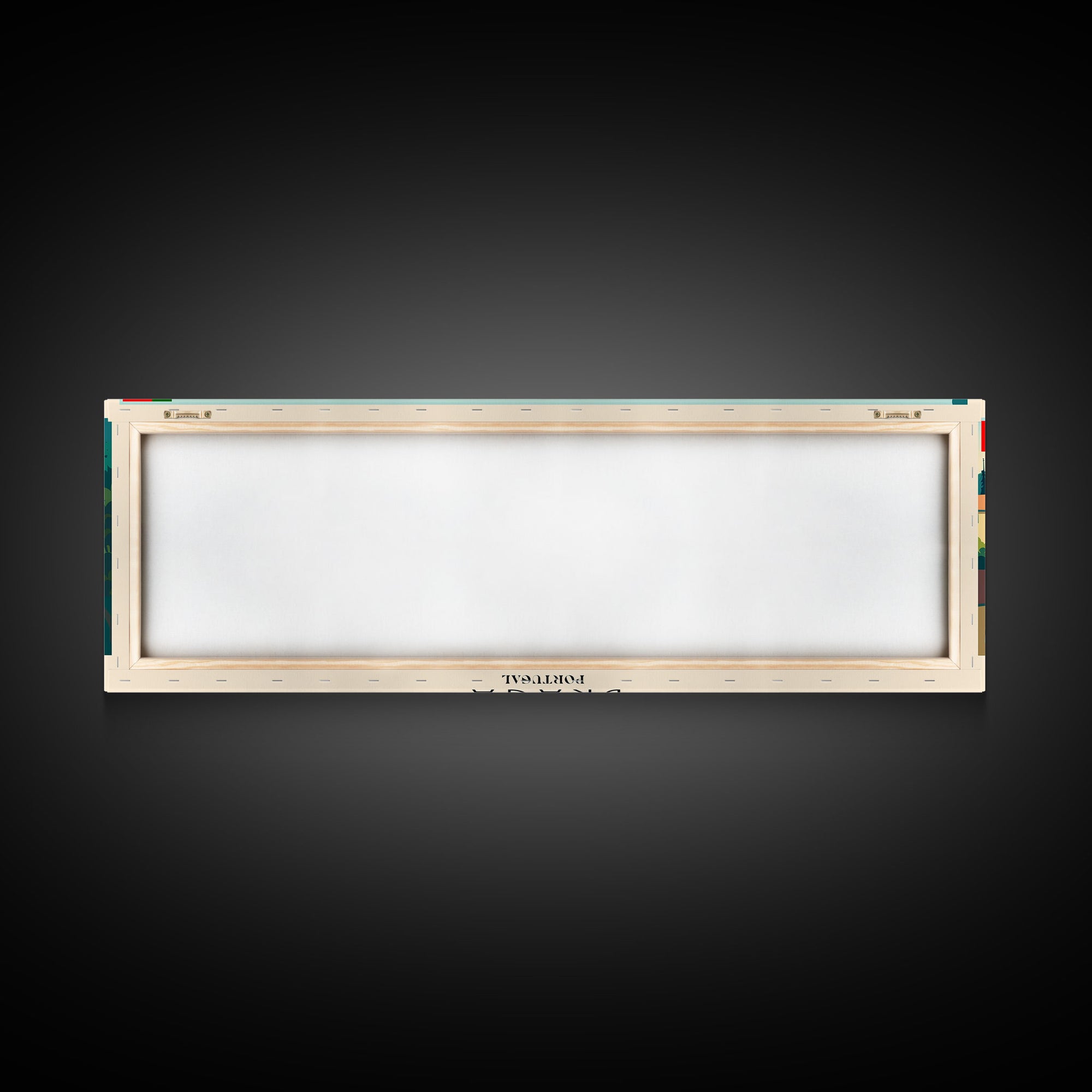 Braga Portugal Travel Art, City Art, Framed Canvas Print or Metal Wall Art, Europe Travel Poster, Panoramic Wall Art, Extra Wide Wall Art