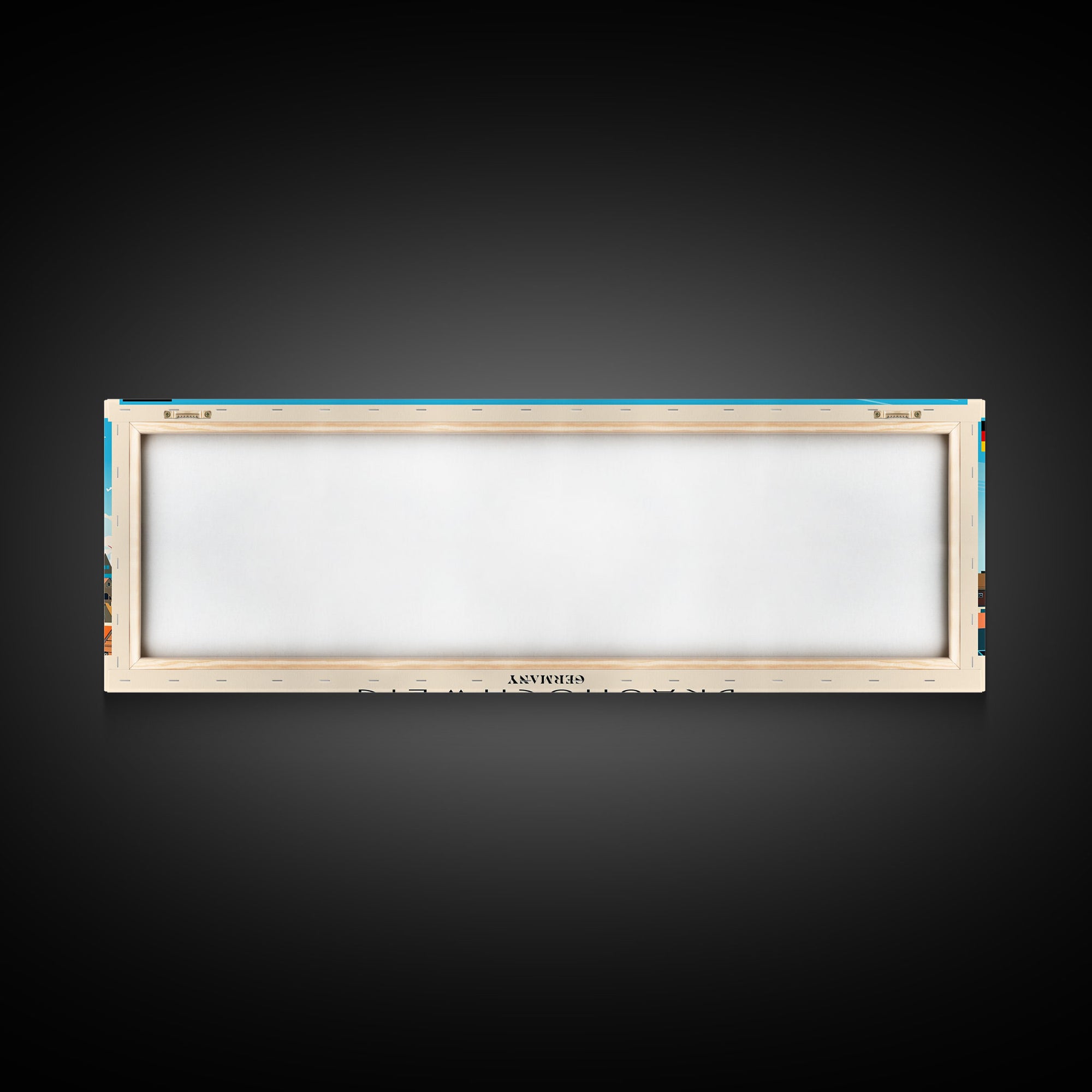 Braunschweig Germany Travel Art, City Art, Framed Canvas Print or Metal Wall Art, Europe Travel Poster, Panoramic Wall Art, Extra Wide Wall Art