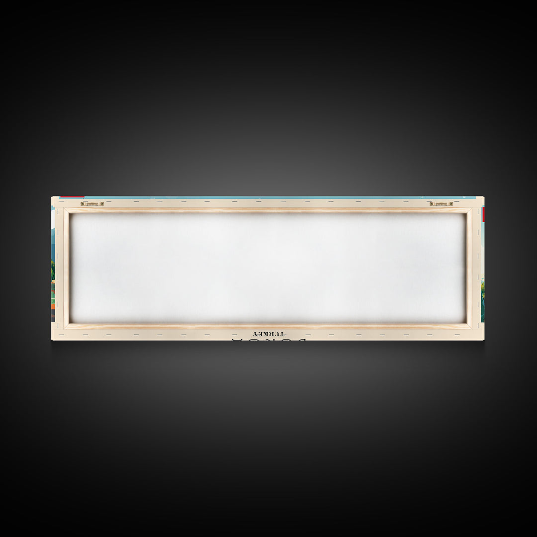 Bursa Turkey Travel Print Wall Art, Panoramic City Art, Travel Art, Wall Decor, Vacation Gift, Framed Canvas Print Or Metal Art