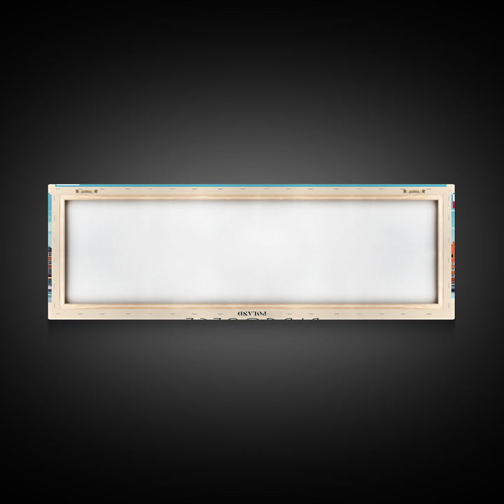 Bydgoszcz Poland Travel Art, City Art, Framed Canvas Print or Metal Wall Art, Europe Travel Poster, Panoramic Wall Art, Extra Wide Wall Art