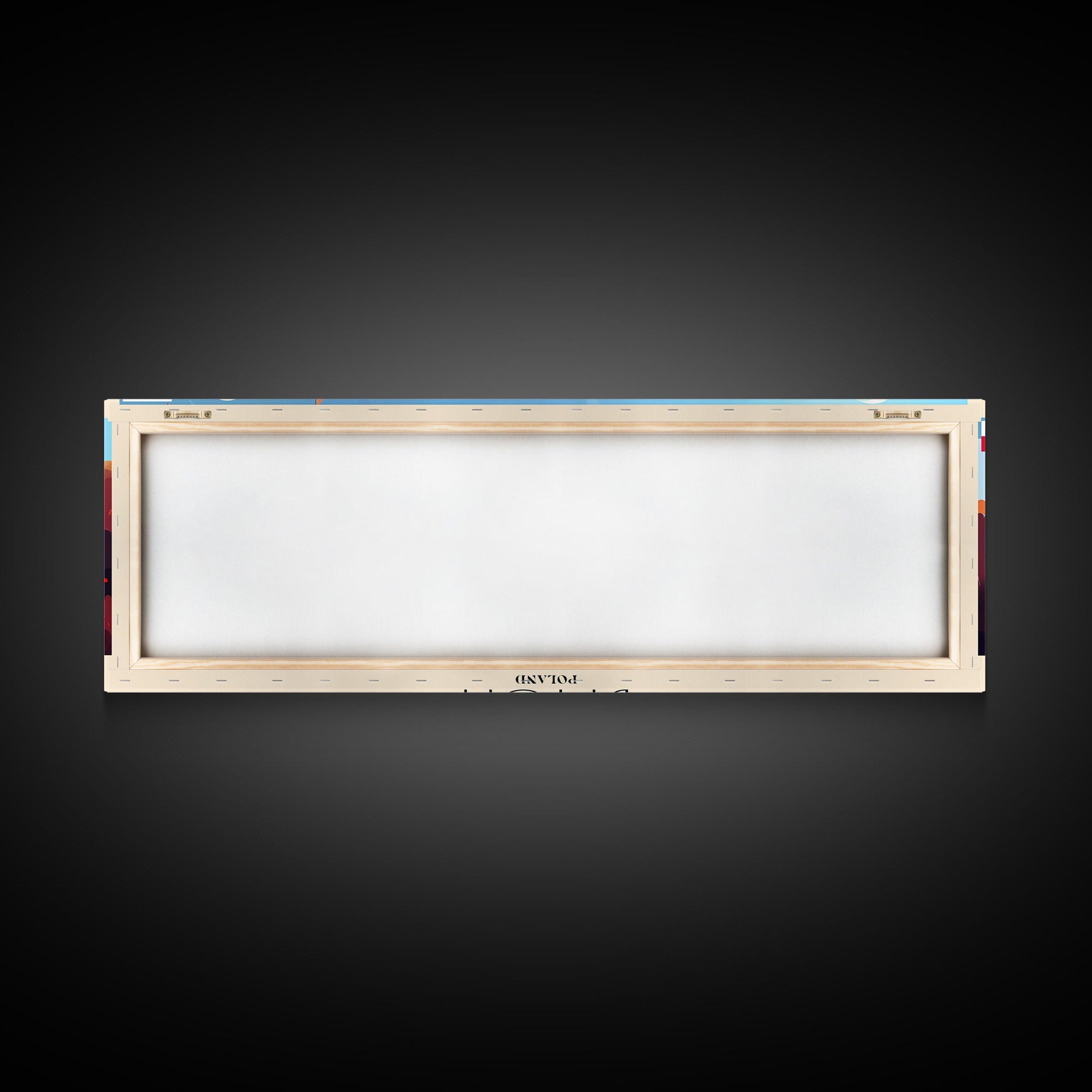 Bytom Poland Panoramic Travel Poster, Framed Canvas Print or Metal Wall Art, Travel Art, Home Decor, Panoramic Painting, Midcentury Art