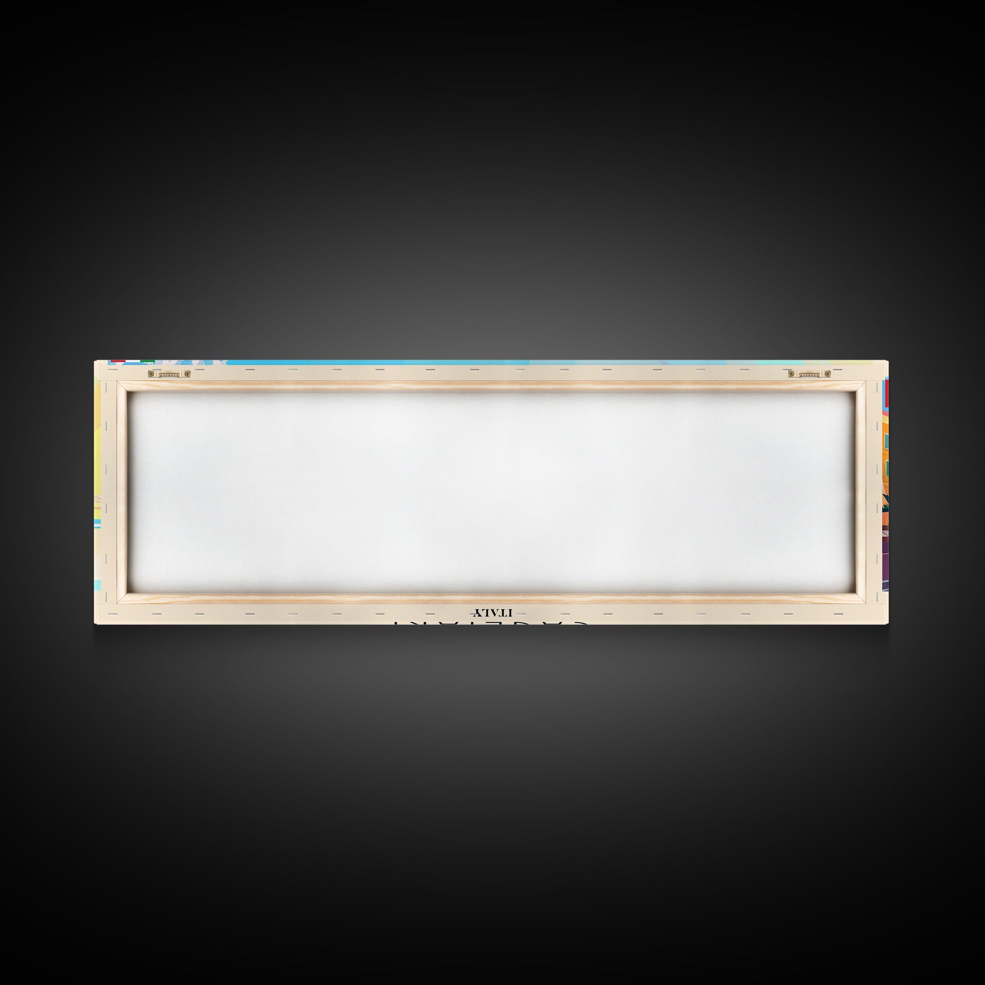 Cagliari Italy Wall Art, Panoramic Travel Poster, Panoramic Framed Canvas Print, City Wall Art, Wall Hanging Home Decor, Travel Art