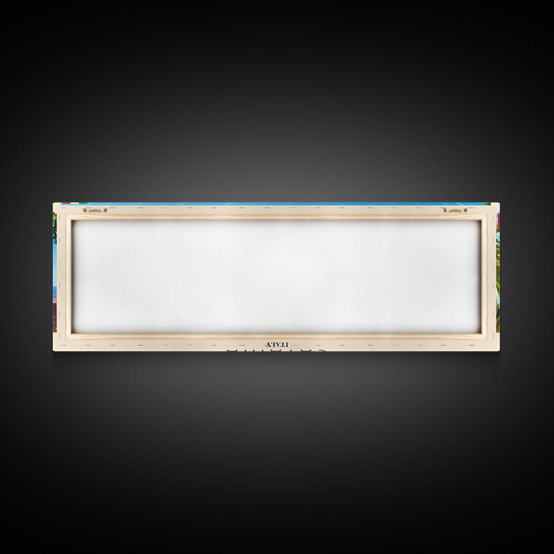 Catania Italy Travel Print Wall Art, Panoramic City Art, Travel Art, Wall Decor, Vacation Gift, Framed Canvas Print Or Metal Art