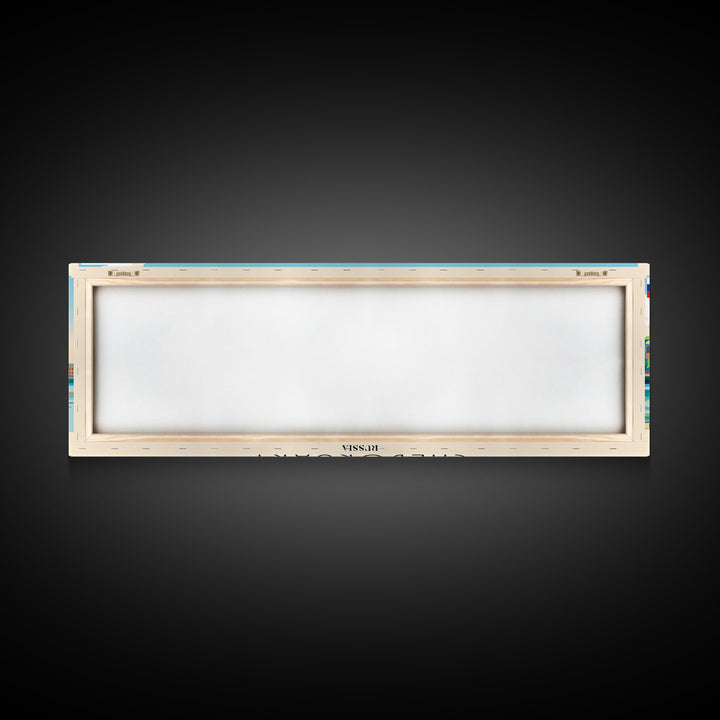 Cheboksary Russia Travel Art, City Art, Framed Canvas Print or Metal Wall Art, Europe Travel Poster, Panoramic Wall Art, Extra Wide Wall Art