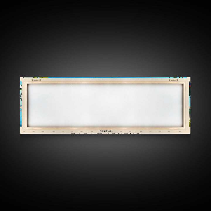 Cherepovets Russia Travel Print Wall Art, Panoramic City Art, Travel Art, Wall Decor, Vacation Gift, Framed Canvas Print Or Metal Art