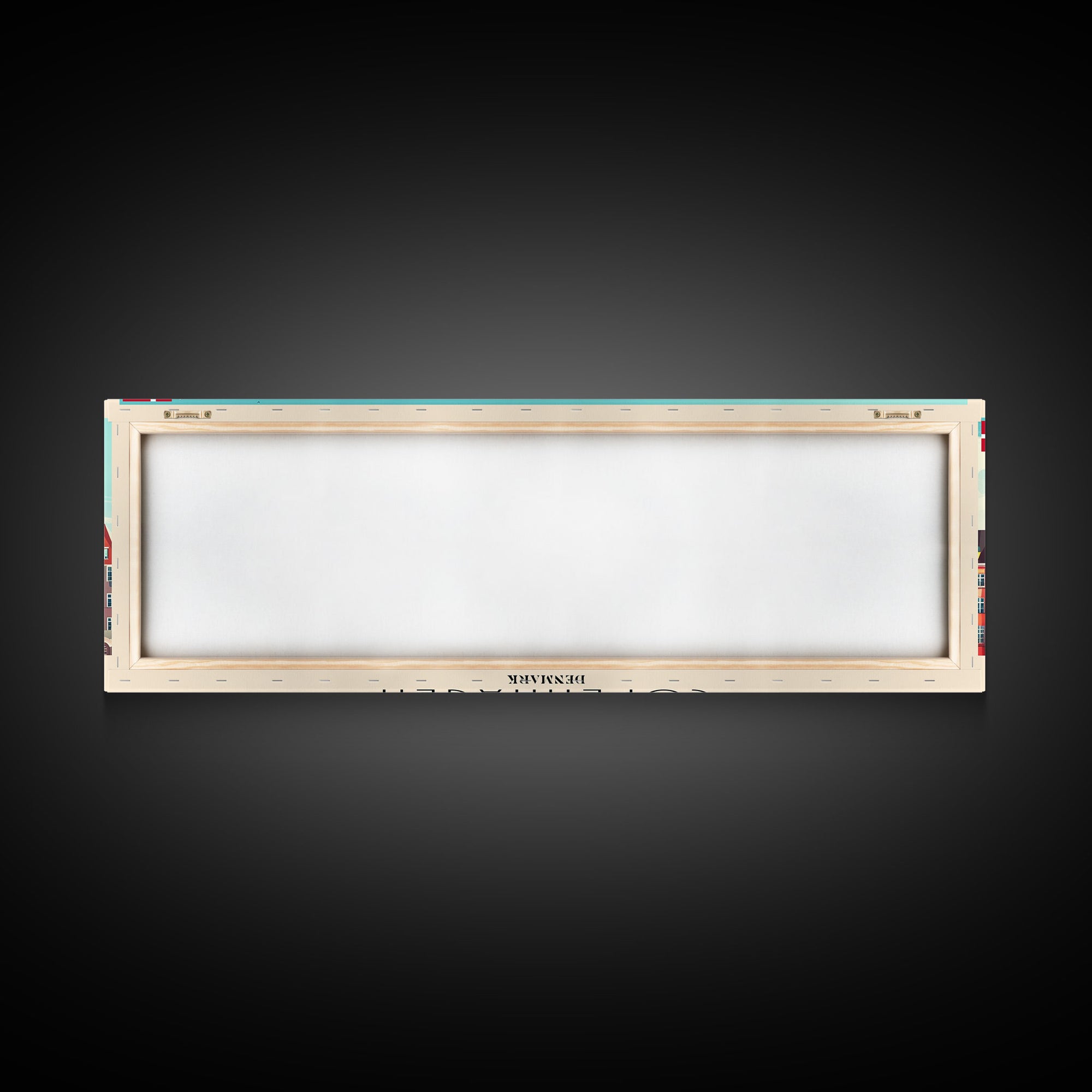 Copenhagen Denmark Travel Print Wall Art, Panoramic City Art, Travel Art, Wall Decor, Vacation Gift, Framed Canvas Print Or Metal Art